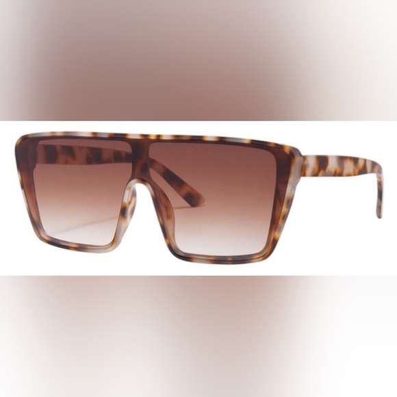 Aeropostale Brown Tortoise Square Sunglasses - Picture 2 of 4